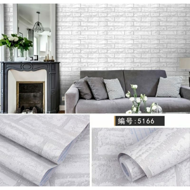 Wallpaper Motif Bata Putih #Medan