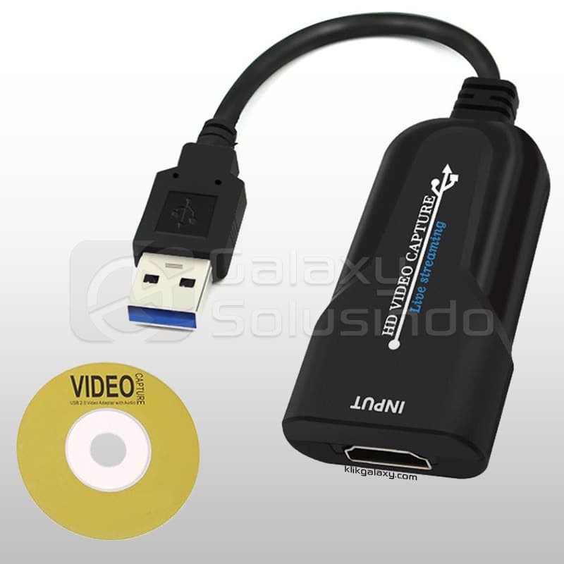 HD Video Capture Card USB 3.0 to HDMI 1080p Stream and Record