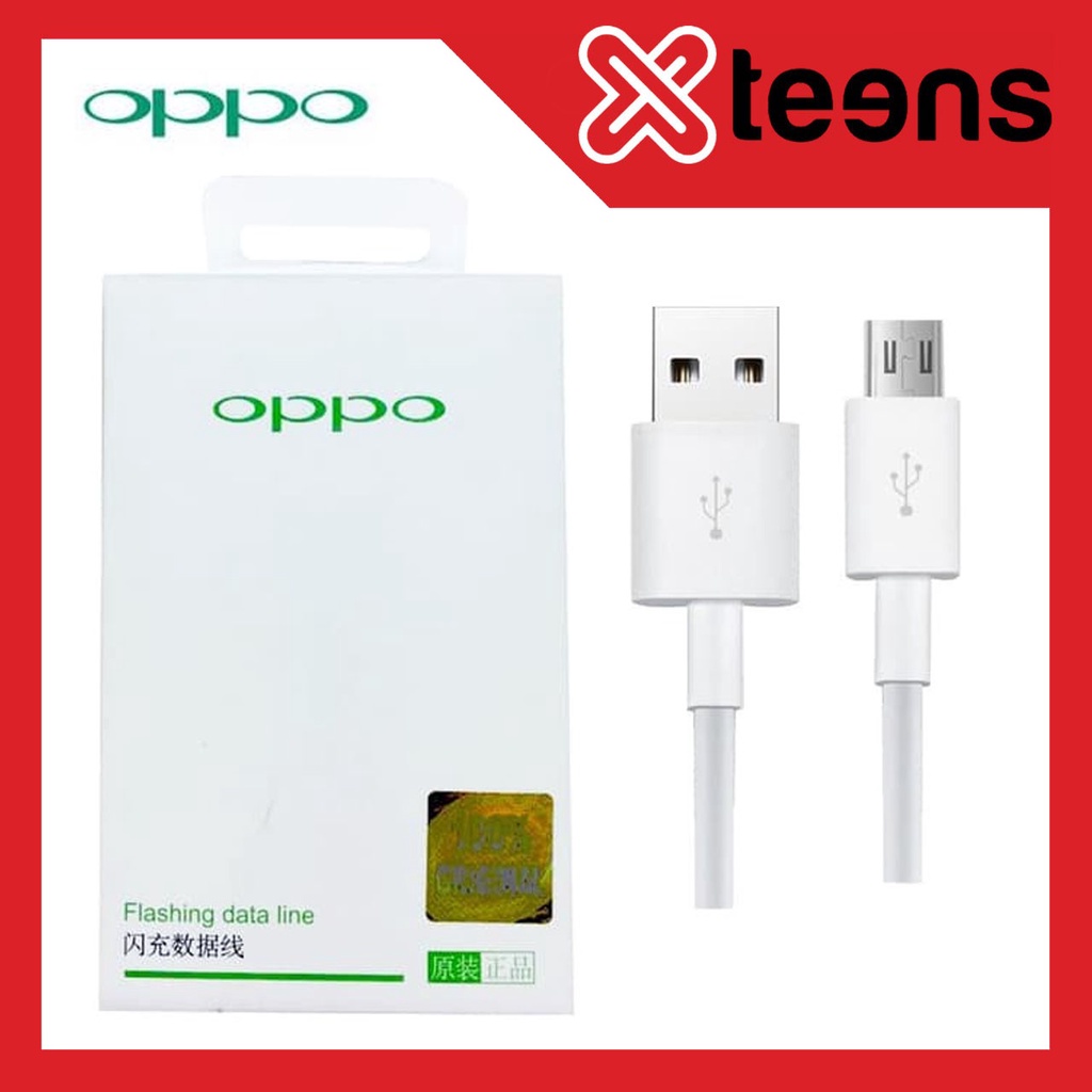 KABEL DATA OPPO 2A F1 F1S F3  100% MICRO USB CABLE CHARGER