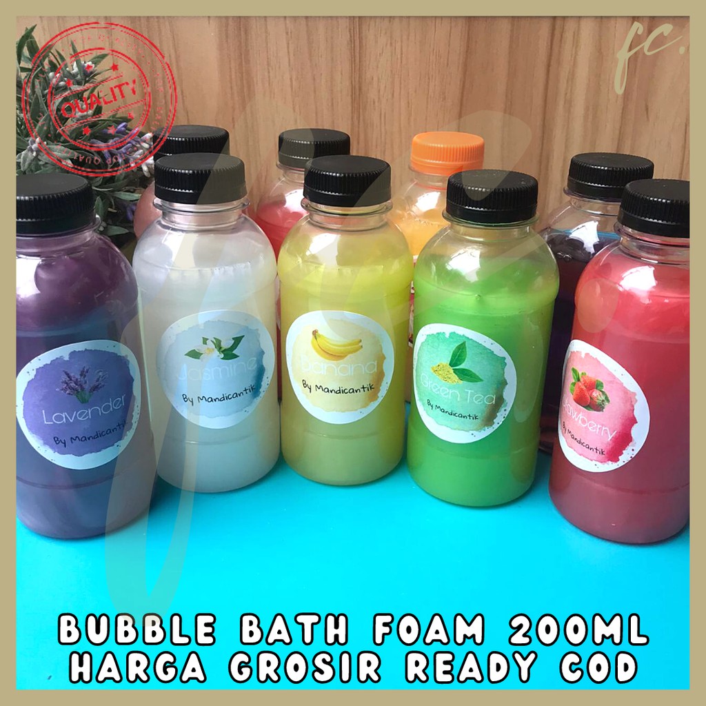 200 ml Bubble Bath Foam / Travel Size Sabun Mandi Busa Cair mandicantik READY HARGA GROSIR Ready COD