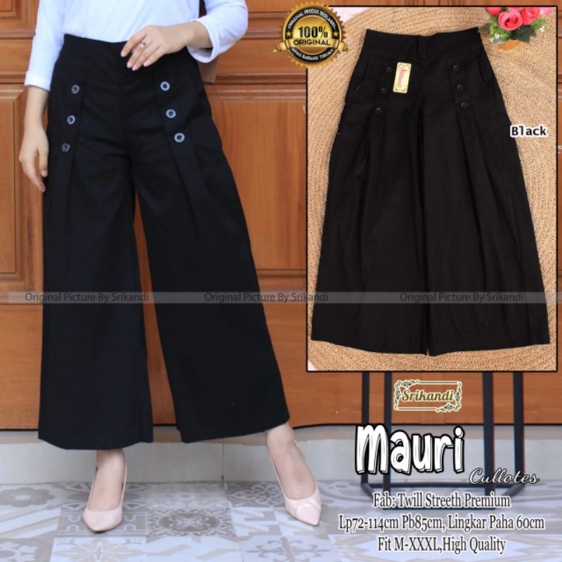 Celana kulot wanita bahan / Mauri cullotes by srikandi / celana kulot wanita katun premium