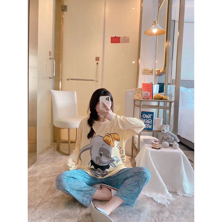 blinqshop BAJU TIDUR IMPORT-CREAM STRAWBERRY BSR