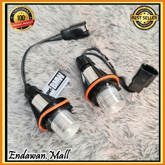 Terlaris lampu LED ring Angel Eyes KUNING BMW E39 Headlamp Facelift Elegan