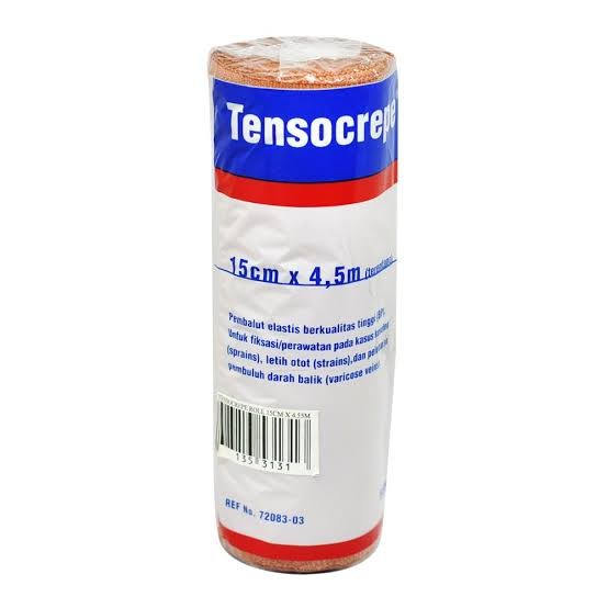 Tensocrepe 6 in / 6 inci / 6 '' . Tensocrepe 6inchi / 6inci / 6'' Tensocrep 6 inch ( 15cm x 4.5m )