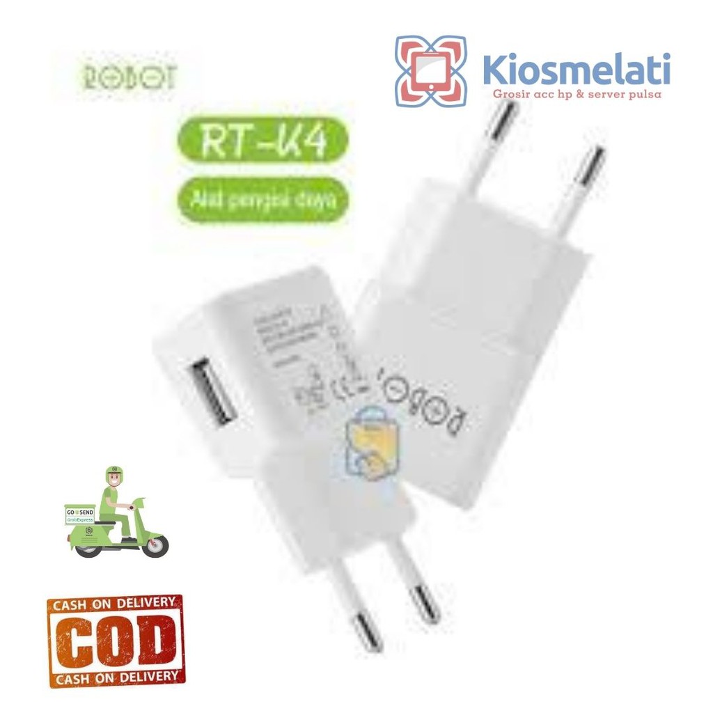 ROBOT Batok Charger ORI RTK4/RTK4S Charger Robot Micro USB/Charger Robot Type C/Charger Iphone