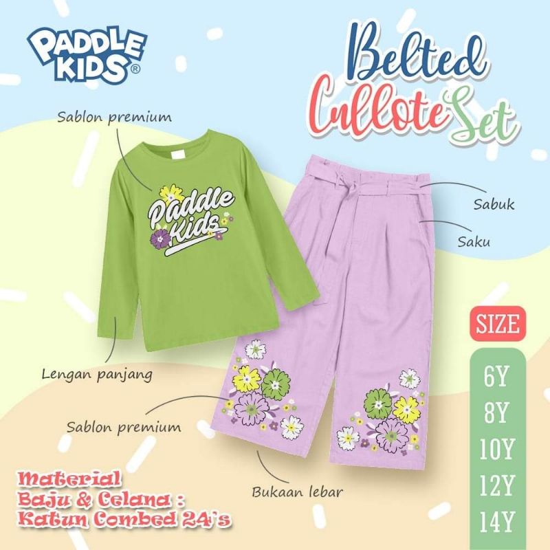 Set Cullote Belted by Paddle kids