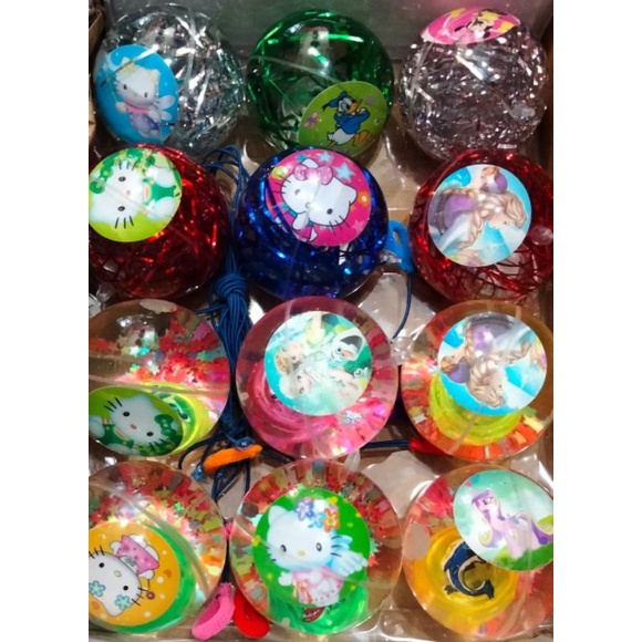 MAINAN BOLA BEKEL IKAN LAMPU PLUS TALI BOLA AIR LAMPU LIGHT BALL