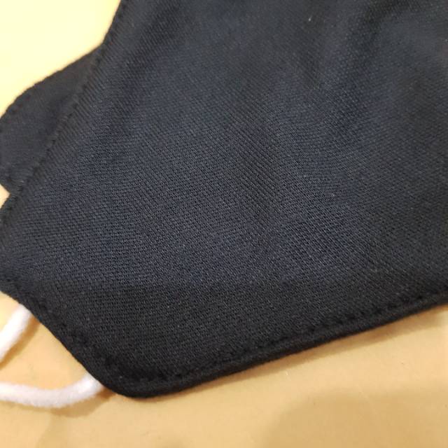 Masker kain 3 ply  earloop 3 ply / MASKER KAIN / masker kain hitam earloop 3 lapis ( dewasa )