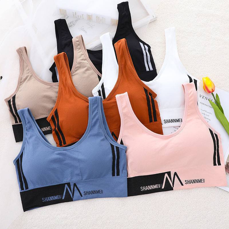 (COD) Bra Sport Wanita Tanpa Kawat Seamless Bralette Pakaian dalam Wanita MALL SHOPPING