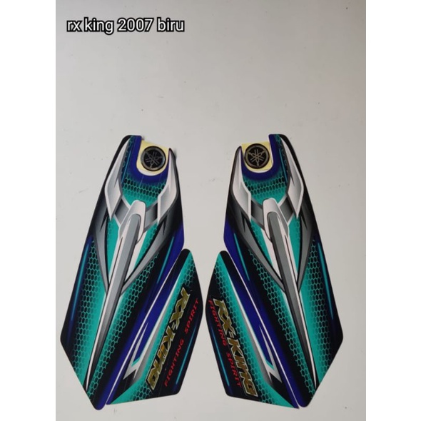 STRIPING RX KING 2007 BIRU SATU SET EMBLEM
