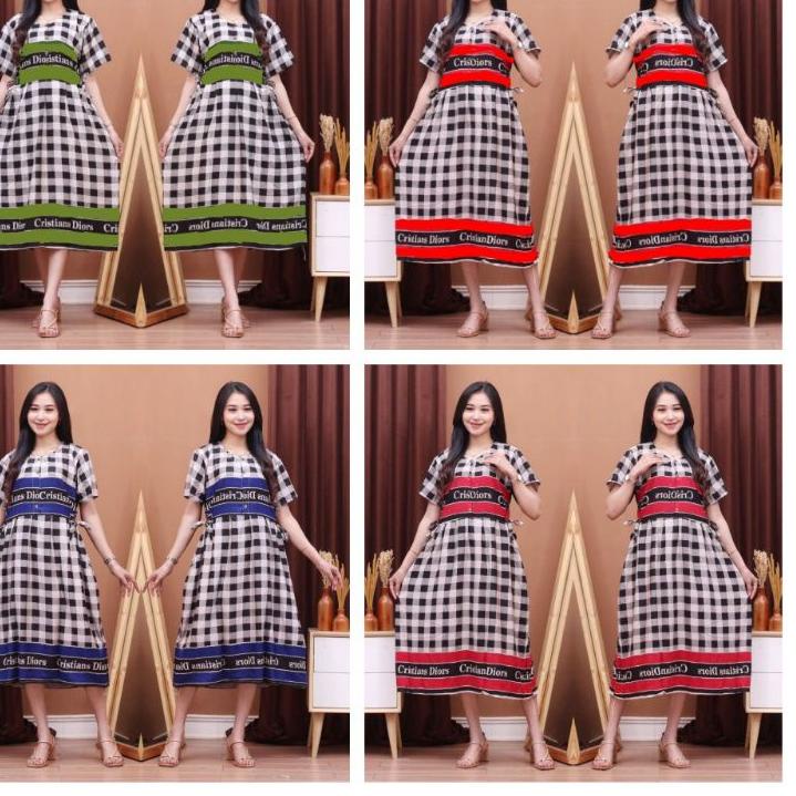 Muraaaahh.. Dress midi // dress Arken // midi dress // bahan santung // gamis midi // dress wanita