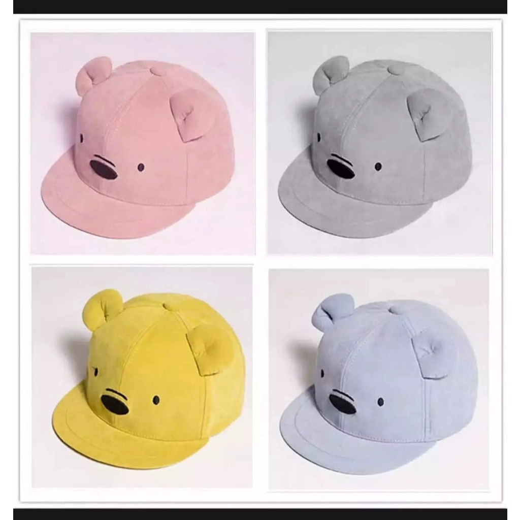 TOPI BAYI KARAKTER Beruang / TOPI BAYI LUCU / TOPI BAYI Beruang