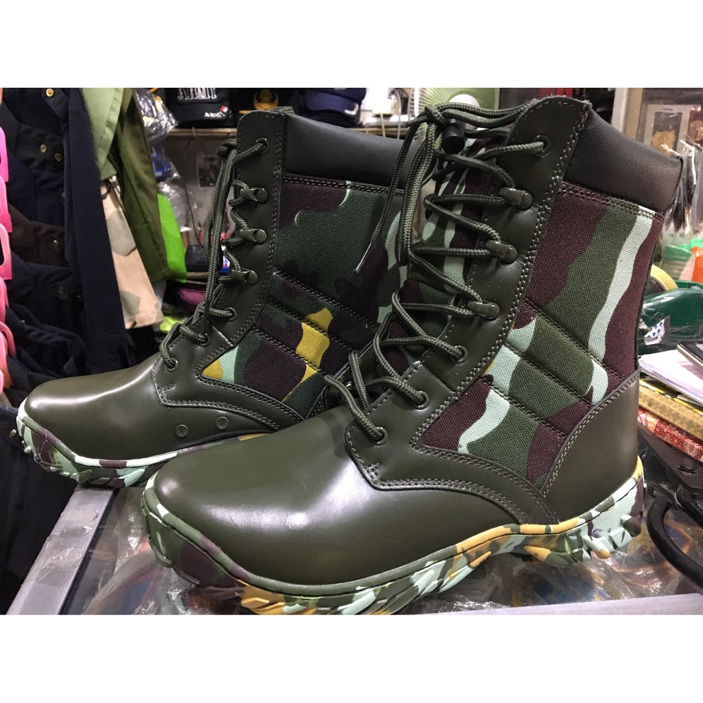 Sepatu PDL Brimob Sepatu PDL Loreng Sepatu Loreng Boots Loreng