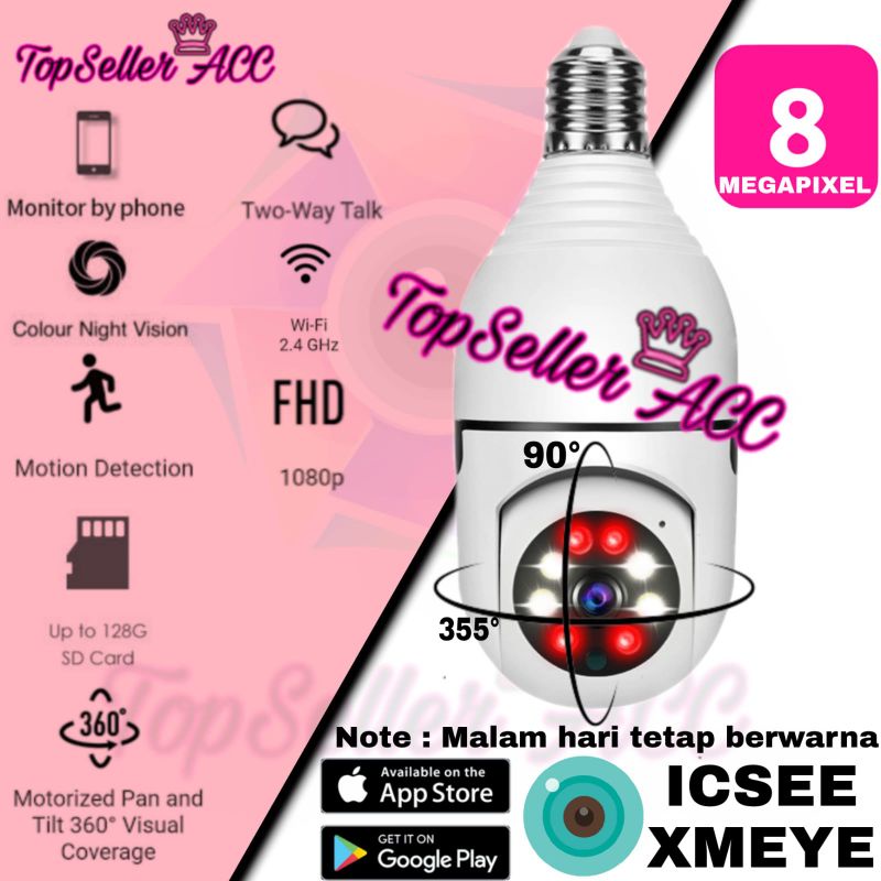 IP CAMERA CCTV BOHLAM ICSEE 8MP PTZ SPEED DOME MINI ICSEE XMEYE