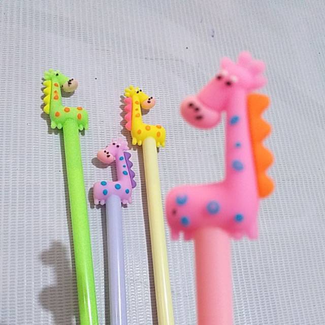 

murah ATK Bolpoin pulpen Karakter anak jerapah (alat tulis)