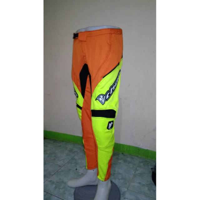 

Celana mx adventure stabilo oren Thor