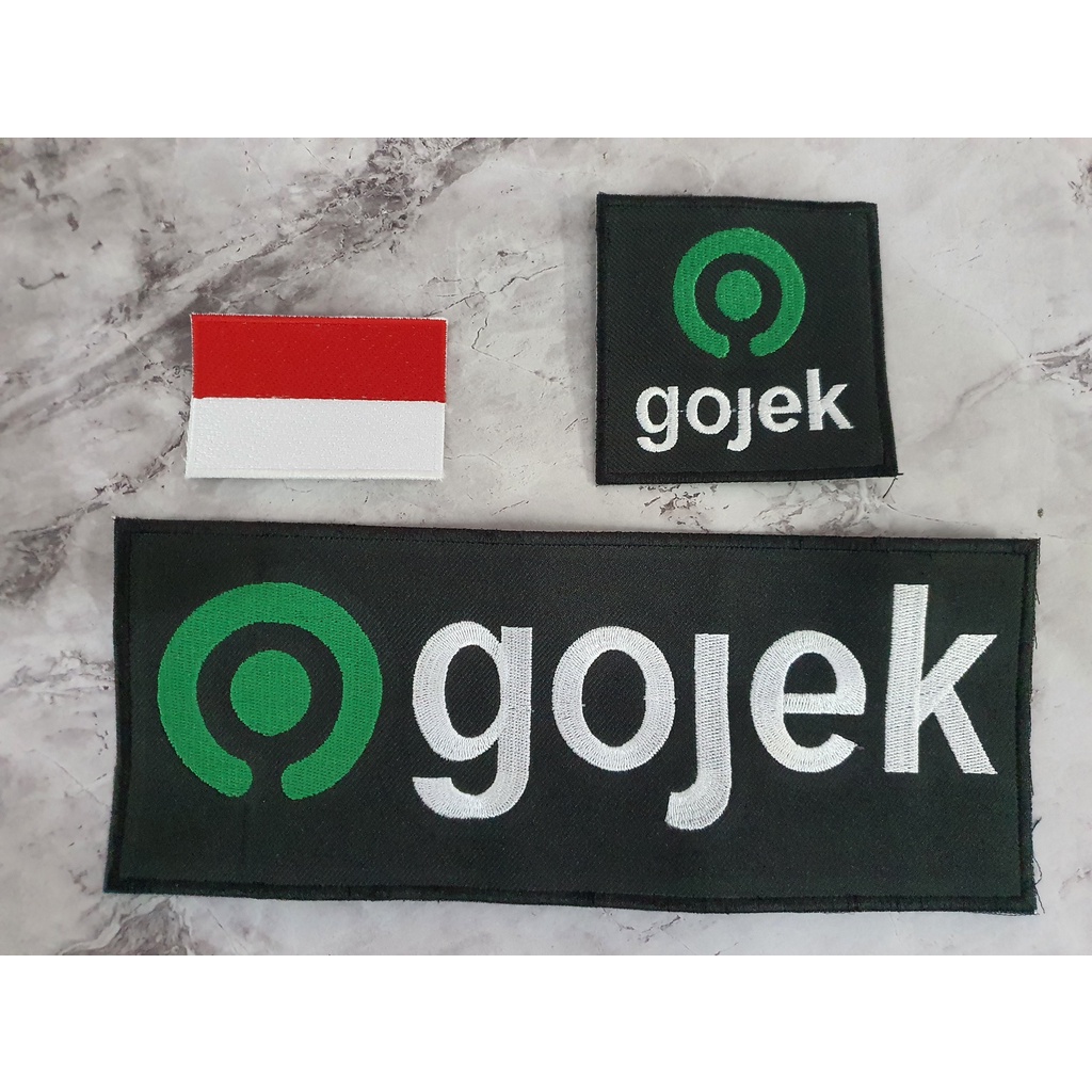Emblem Logo Patch Bordir Ojol Gojek 1