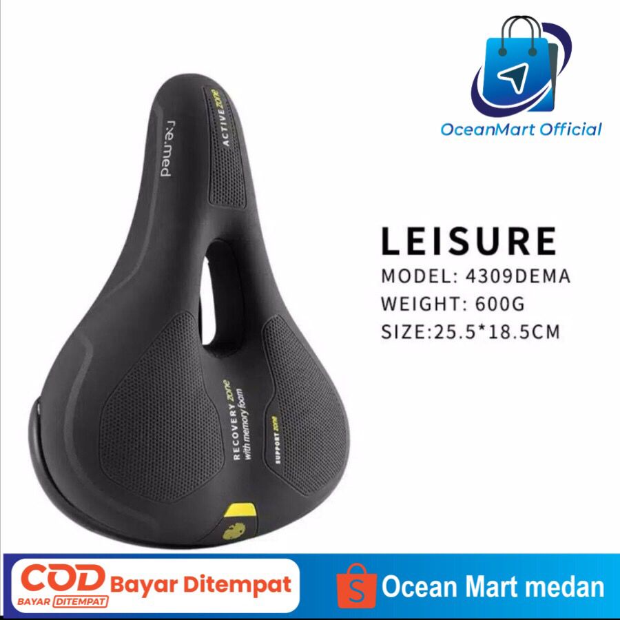 Sadel Sepeda REMED by SELLE ROYAL Memory Foam Saddle MTB Roadbike Aksesoris Bersepeda OCEAN MART OCEANMART