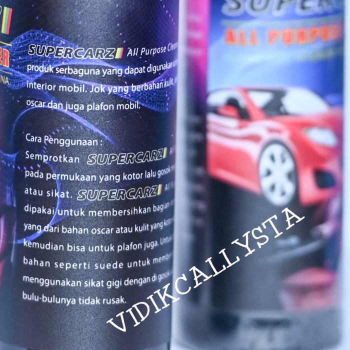 SUPERCARZ ALL PURPOSE CLEANER PEMBERSIH INTERIOR MOBIL SERBAGUNA