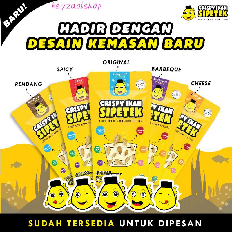 

Sipetek/Crispy/ikan/cemilan