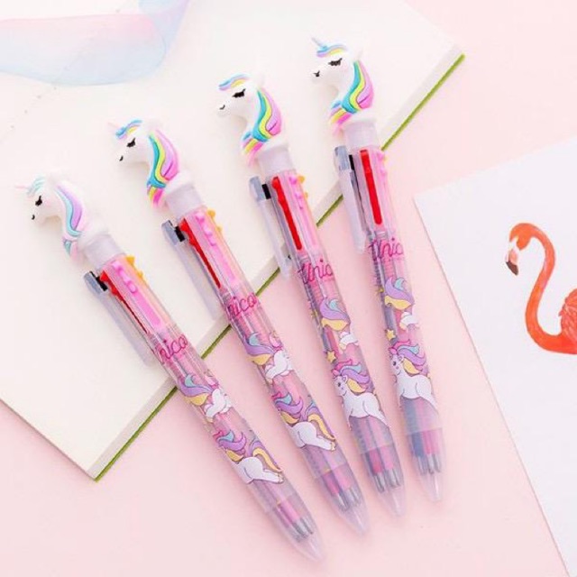 

Ballpoint unicorn 7 colour gel / pen unicorn 7 warna gel