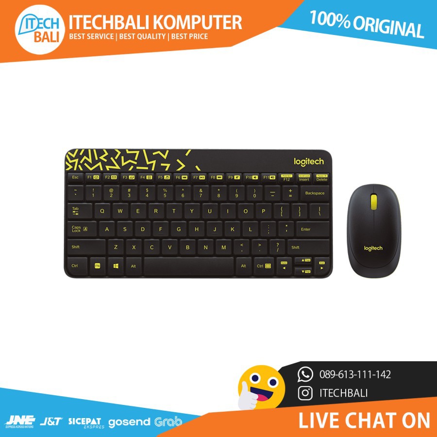 Keyboard &amp; Mouse LOGITECH MK240 Nano Wireless | ITECHBALI