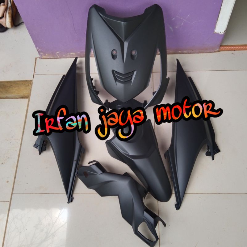 TERMURAH Cover body full halus Honda beat karbu hitam merah putih hijau biru pink oren doff All warn