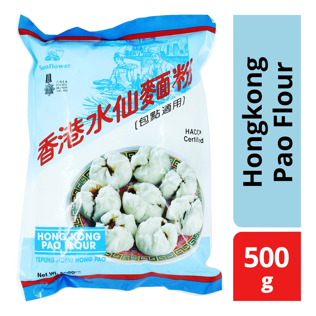 

Sunflower Hongkong Pao Flour 500g - Tepung Pao