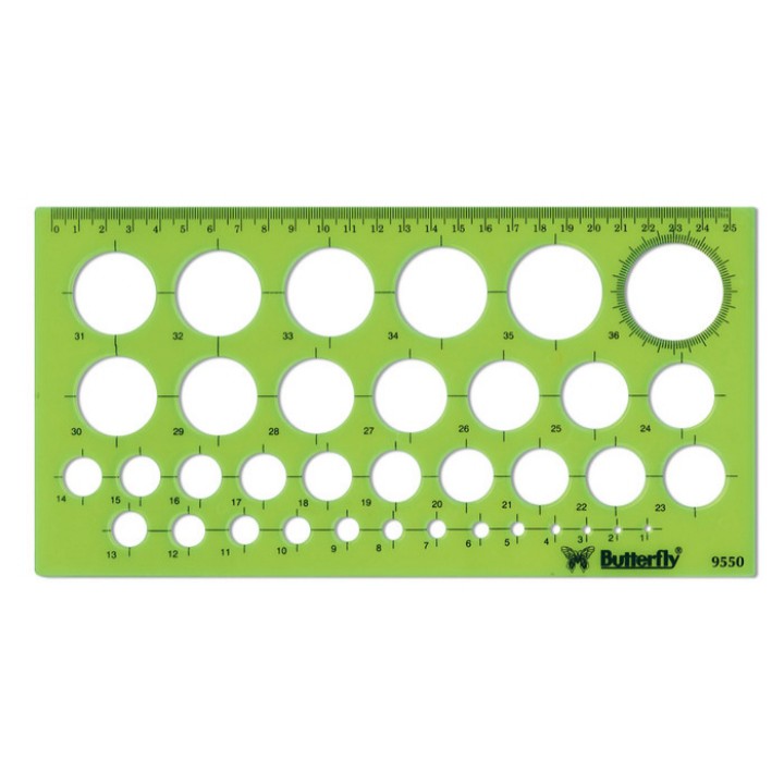 

Penggaris Mal Lingkaran Butterfly 9550