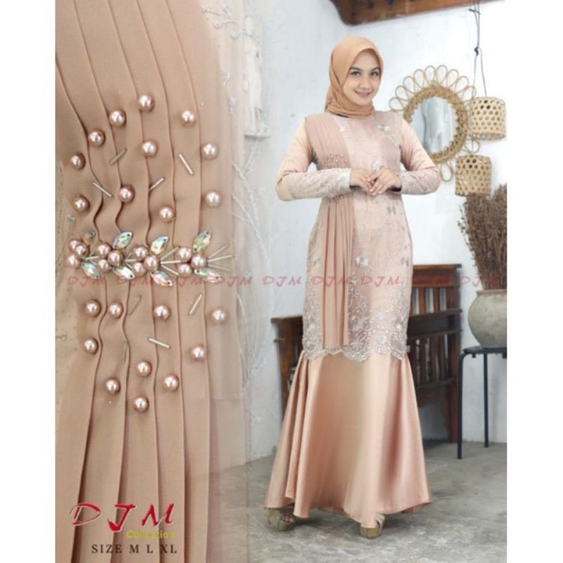 AZURAH SCRAF // GAMIS CLAUDY  /GAMIS MODERN / GAMIS PREMIUM / GAMIS PESTA / GAMIS WISUDA TERLARIS / GAMIS KONDANGAN / KEBAYA MODERN / GAMIS TERBARU