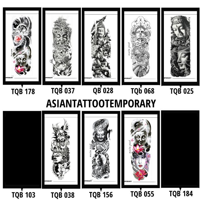 TATTO BUDHA/TATO TEMPORER/TATTO TEMPORER/TATO KULIT/TATO ANTI AIR/TATTO BISA HILANG/FULL TANGAN