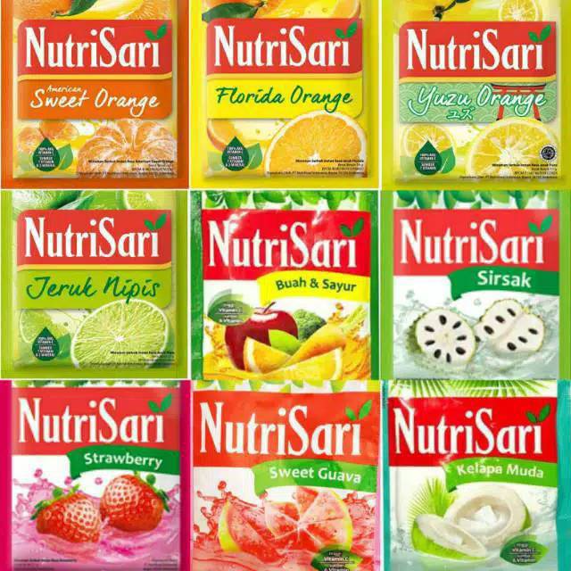 

Nutrisari Renceng Rasa Sweet Orange, Sweet Guava, Milky Orange, Rasa Jeruk Vit C (Isi 10sachet @14gr) Minuman Renteng