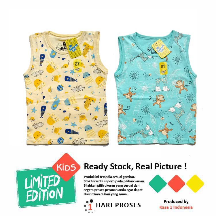  Kaos Singlet Anak Laki  Laki  Honest Kids Premium Sleeveless 