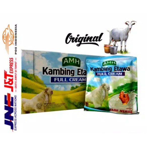 

Susu Kambing Etawa AMH Full Cream Plus Jahe Merah 1 Box