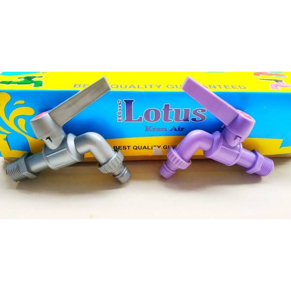 Kran taman engkol LOTUS kran taman engkol PVC murah kran air taman PVC