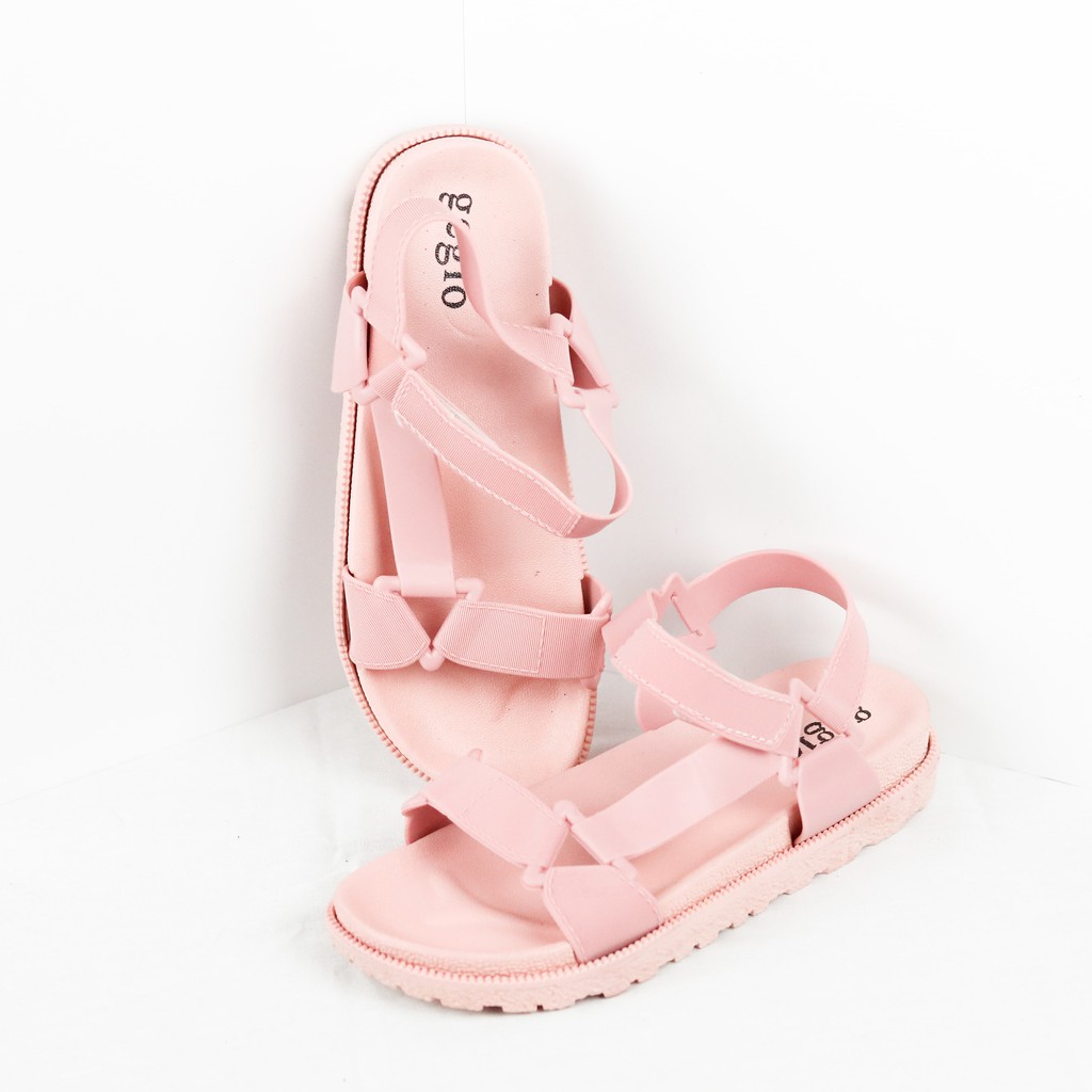 6.6 MEGA!! Sandal Gunung Jelly Wanita HYS  Shayla Tali 2017-4-PINK