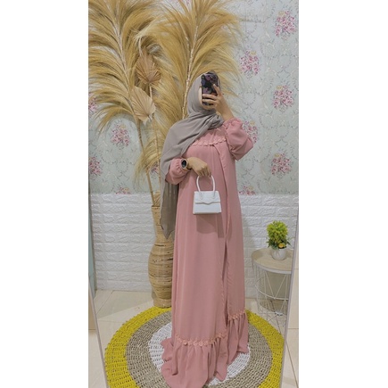 Gamis Malaysia outer renda