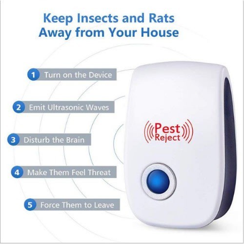 ALAT PENGUSIR CICAK ULTRASONIC PEST REPELLER REJECT TERBARU ORIGINAL