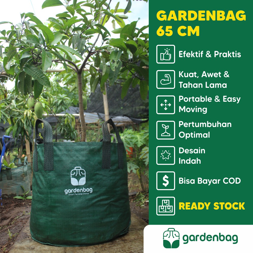 Gardenbag Pot Polybag Planterbag Growing Bag Kantong Tanaman Buah Planter Bag Bibit Benih Semai Diam