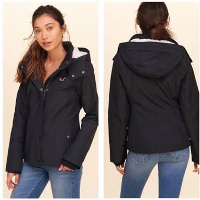 Hollister all weather jacket NAVY