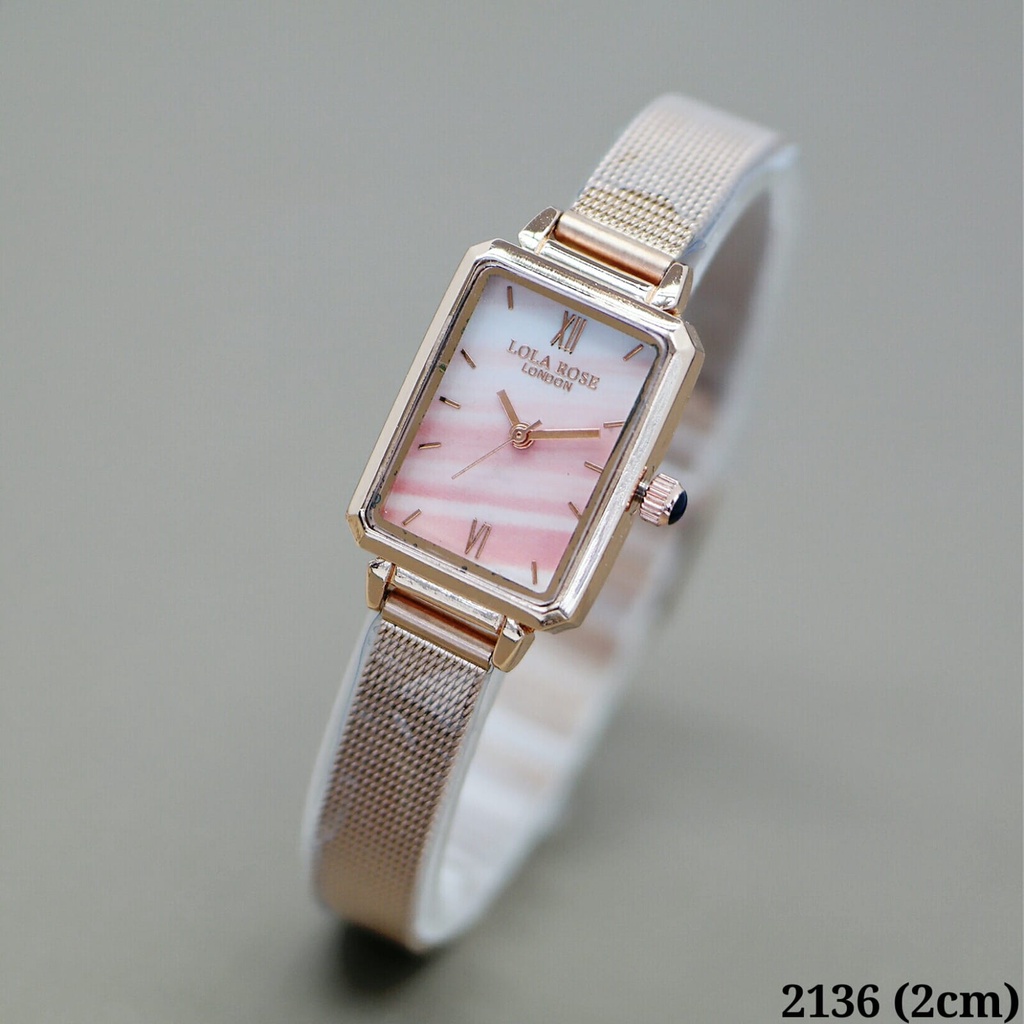 JAM TANGAN WANITA LOLA ROSE RANTAI PASIR - DIAMETER 2,2 CM