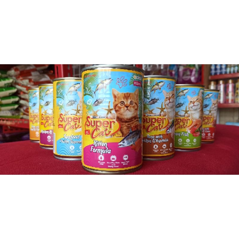 super cat kaleng 400g