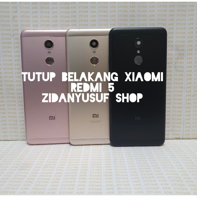 BACKDOOR BACK COVER KESING CASING HOUSING XIAOMI REDMI 5 TUTUP BELAKANG ORIGINAL