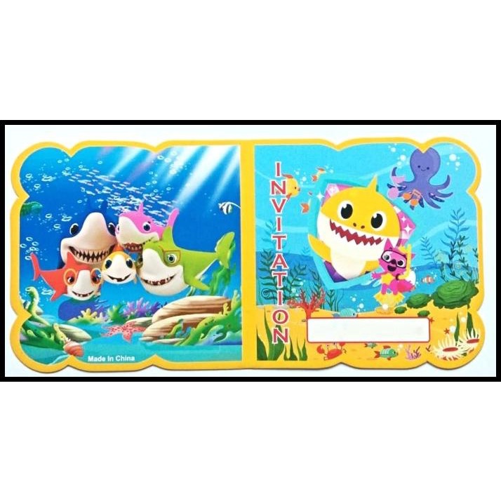 

Undangan Ulang Tahun Anak Karakter Lol Baby Shark Tayo
