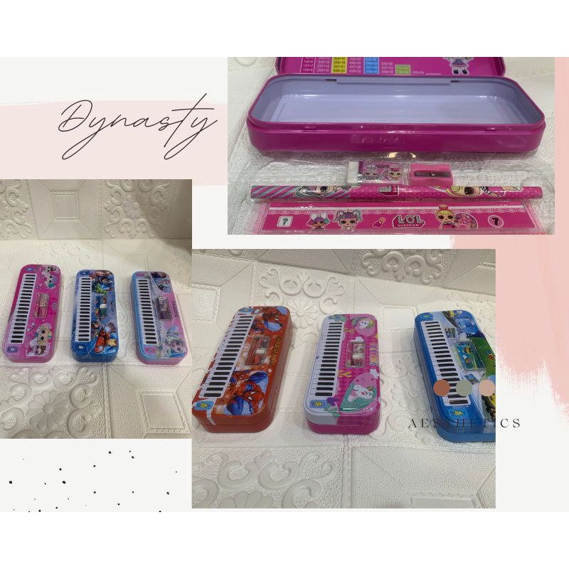 

tempat pinsil keleng piano