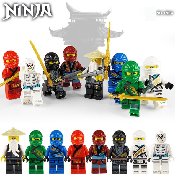 Mainan Balok Susun Minifigure Model Ninja Untuk Anak