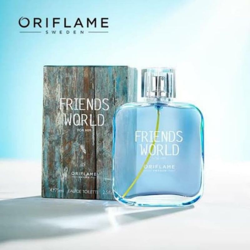 ORIFLAME FRIENDS WORLD FOR HIM EAU DE TOILETTE EDT EDP PARFUM