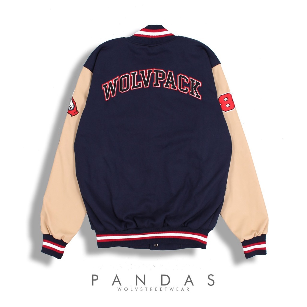 Jaket VARSITY PANDA – Edition Fashion Trendy Casual Pria Good Brand Quality Stylish