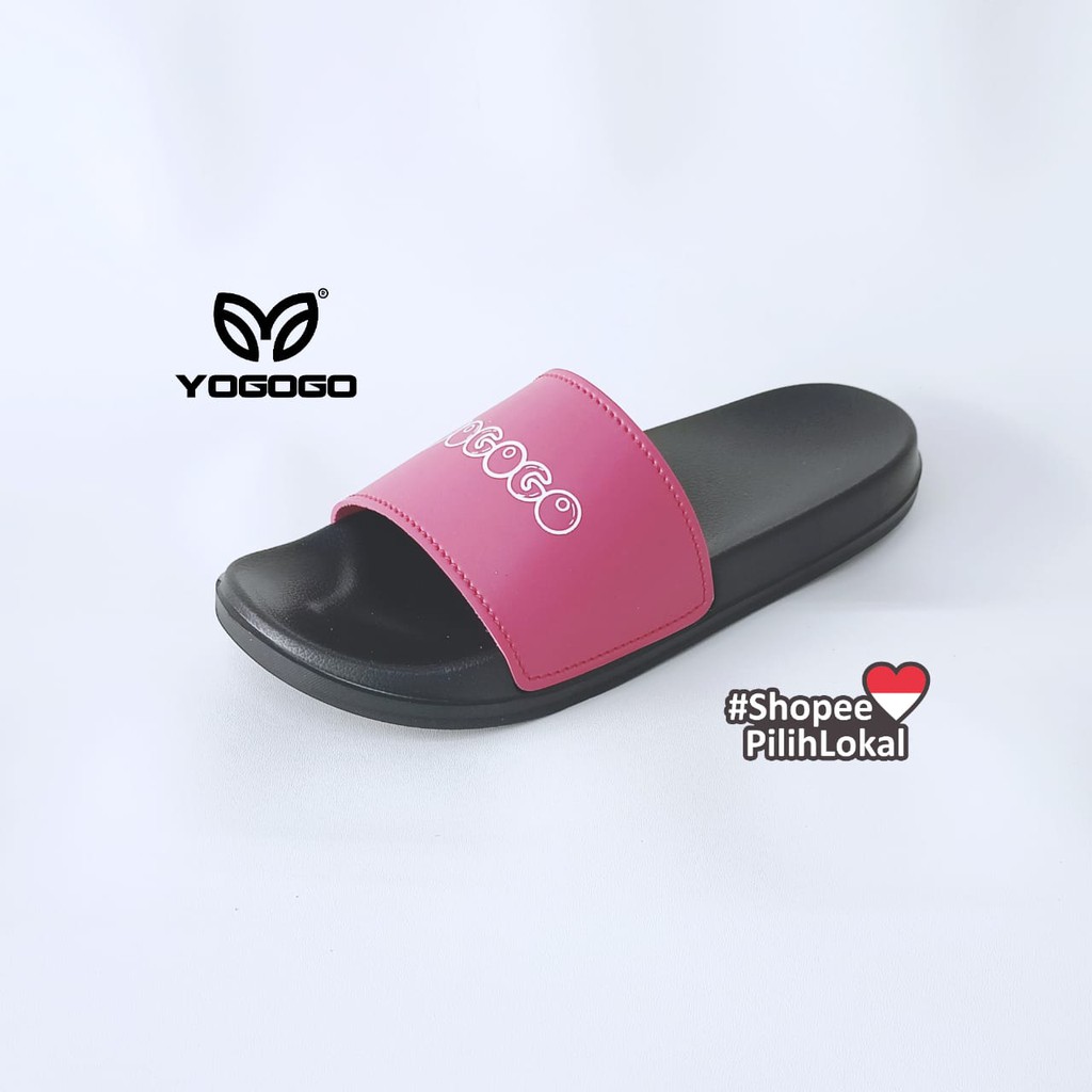 SANDAL SLIDE/SENDAL SLOP PRIA DAN WANITA YOGOGO PALING KEREN #PNK