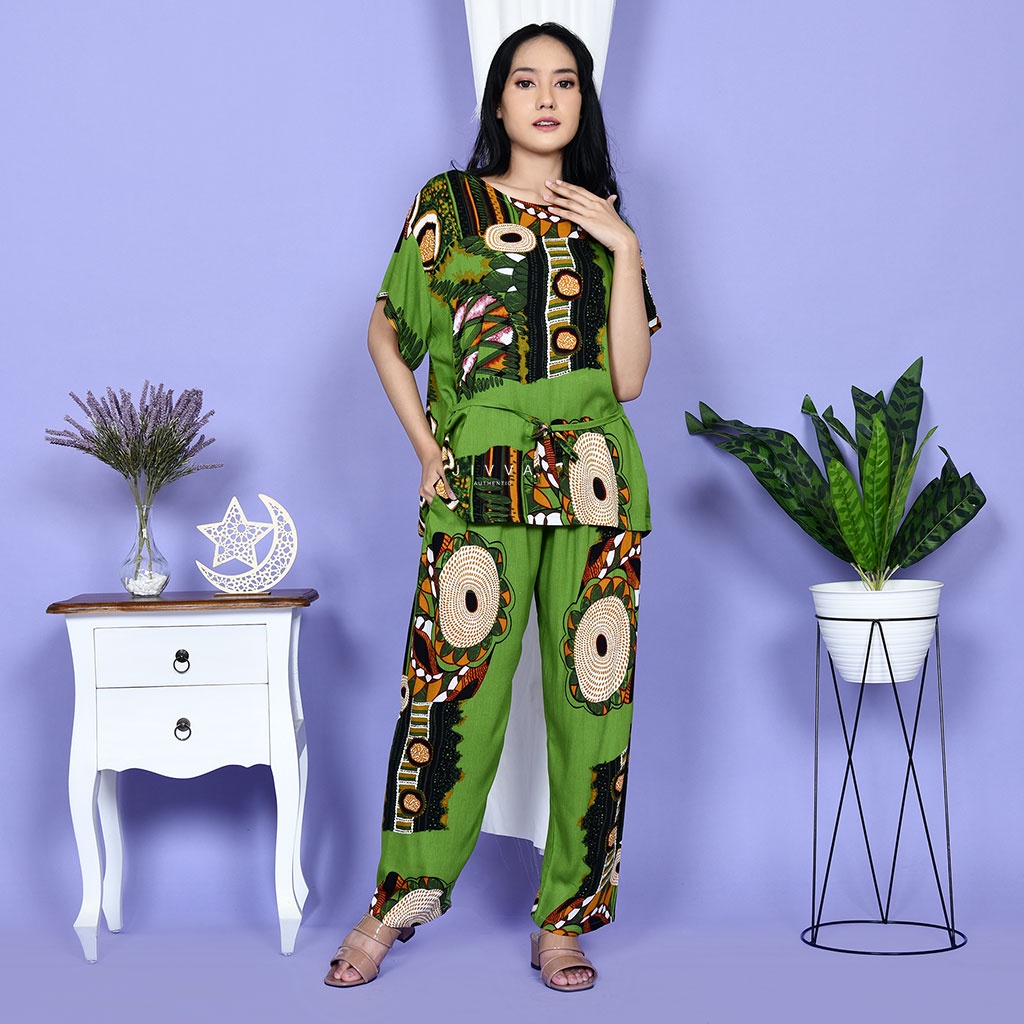 Setelan wanita | Piyama Wanita | One Set Jumbo LD 108 dan 120-setelan-06